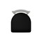 Holland Bar Stool Co 30" Swivel Bar Stool, Nickel Finish, Black Vinyl Seat 41030ANBlkVinyl - alternate 3